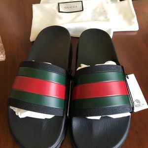 Gucci Web Slide Sandals